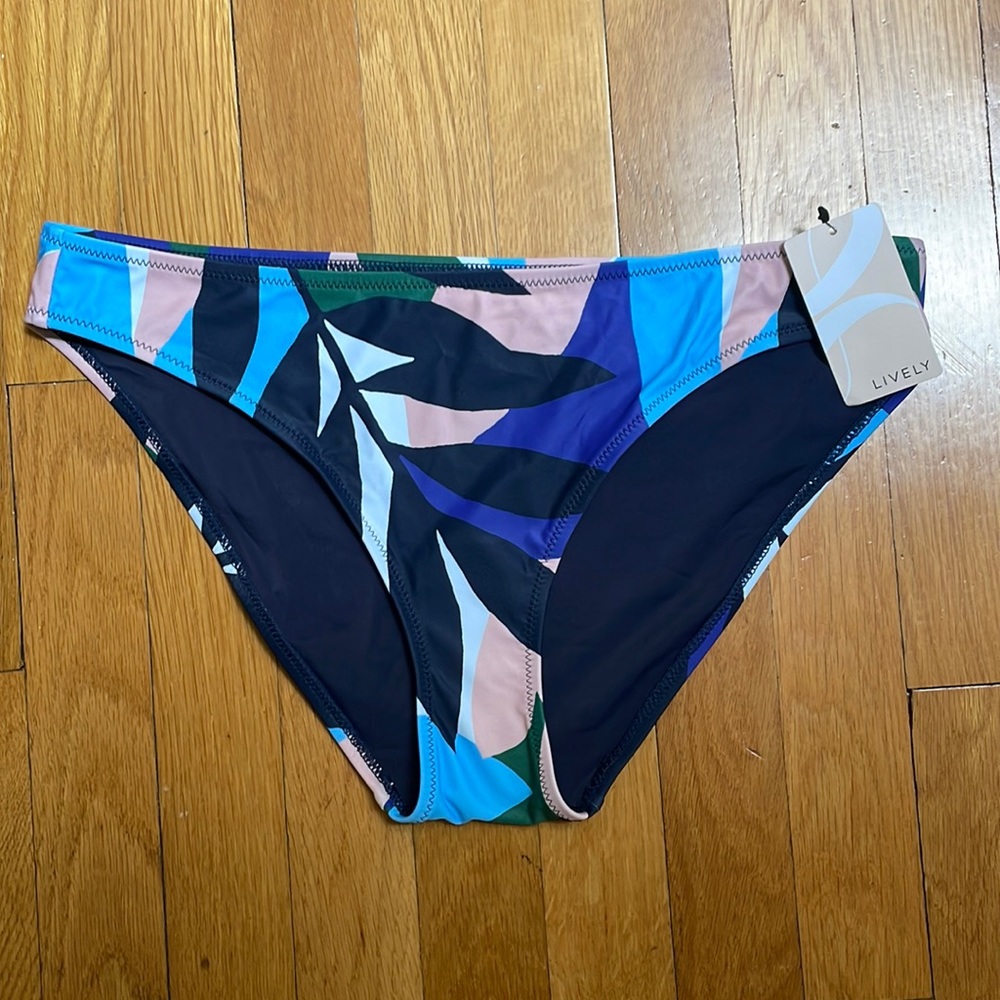 NWT Lively Bikini Bottom Retro Floral